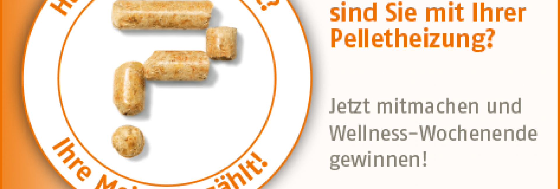 Wie zufrieden sind Sie mit Ihrer Pelletheizung?