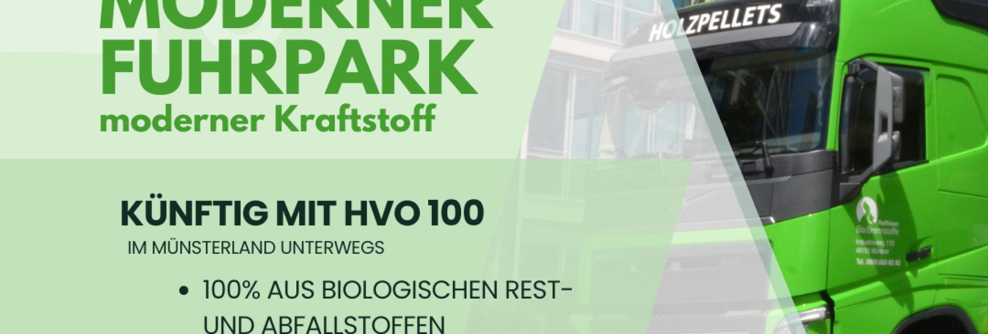 Mit modernem Fuhrpark unterwegs